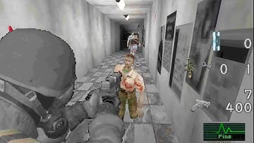 DOOM MOD Resident Evil code name Hunk demo v1 1 & v2 0 RECNH1 1 By Doomero Entertainment Inc MAP 01