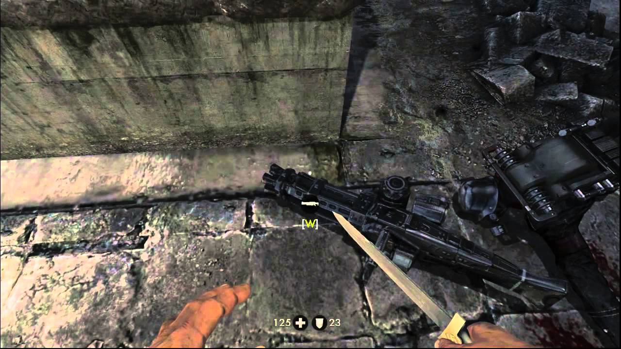 Wolfenstein:  The Old Blood - Mini-gun Storage