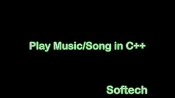 Play Music/Song in C++