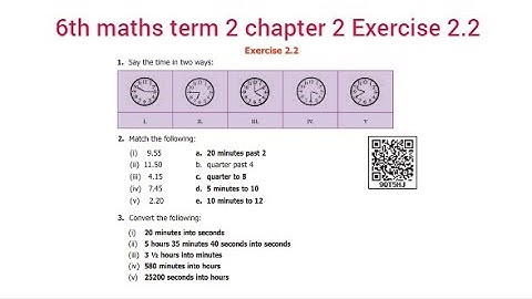 6th standard maths term 2 | Chapter 2 Measurements | Exercise 2.2