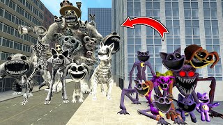 NIGHTMARE CATNAP FEMALE POPPY PLAY TIME 3 AMBUSHED NEW MONSTER FISH TITAN ZOONOMALY IN GARRY&#39;S MOD!