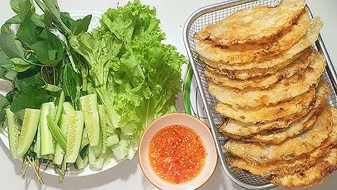 Cách làm Chả Cá Thác Lác Kẹp Bánh Tráng giòn thơm ngon đơn giản -Combo Món Ăn