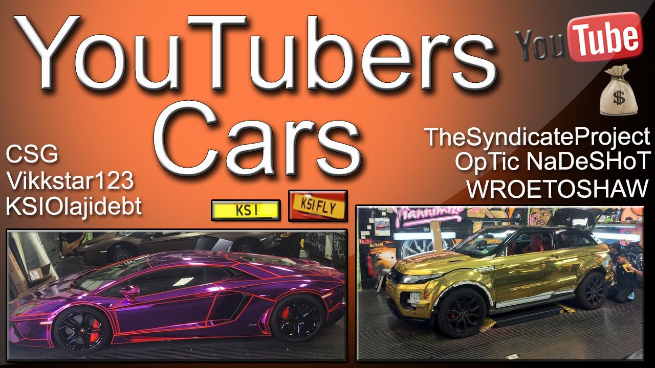 YOUTUBERS CARS MARCH 2015 | SIDEMEN | KSI | SYNDICATE | NADESHOT | WROTESHAW