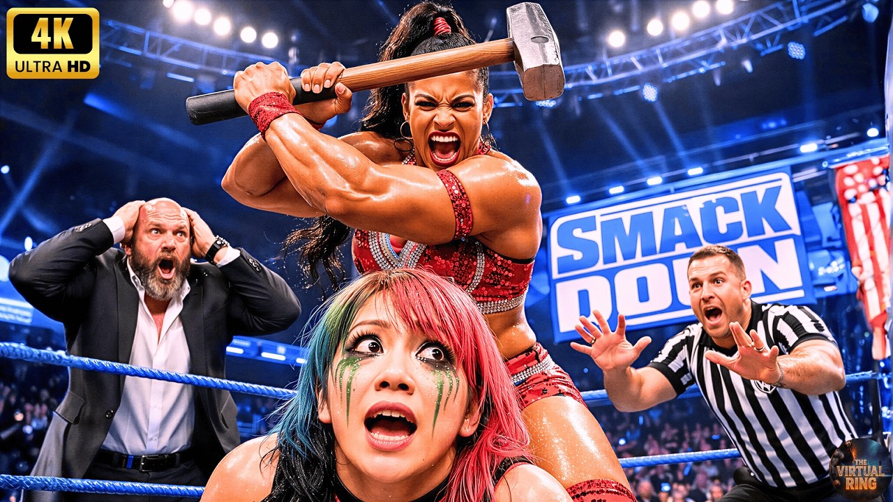 Бьянка Белэр против Асуки • WWE SMACKDOWN • 1 марта 2026 г. ⚡ #biancabelair #asuka