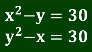 A nice Algebra Problem | Math Olympiad Simplification | What is the Value of x=? & y=?