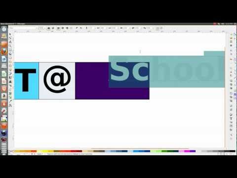 Govind's ICT Tutorial: #1 Creating a Logo in Inkscape