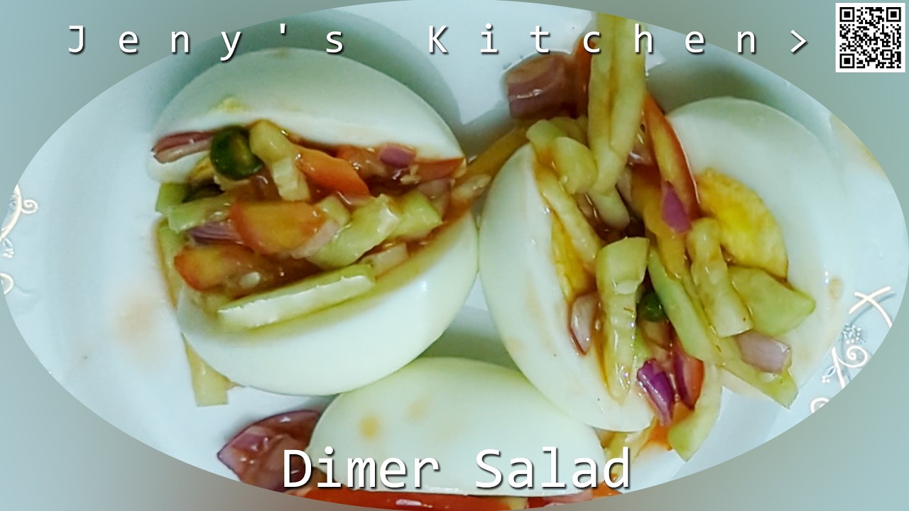 কিভাবে ডিমের সালাদ বানাবেন? | Healthy  Egg Salad Recipe | ডিমের সালাদ রেসিপি | ‪@Jeny's Kitchen
