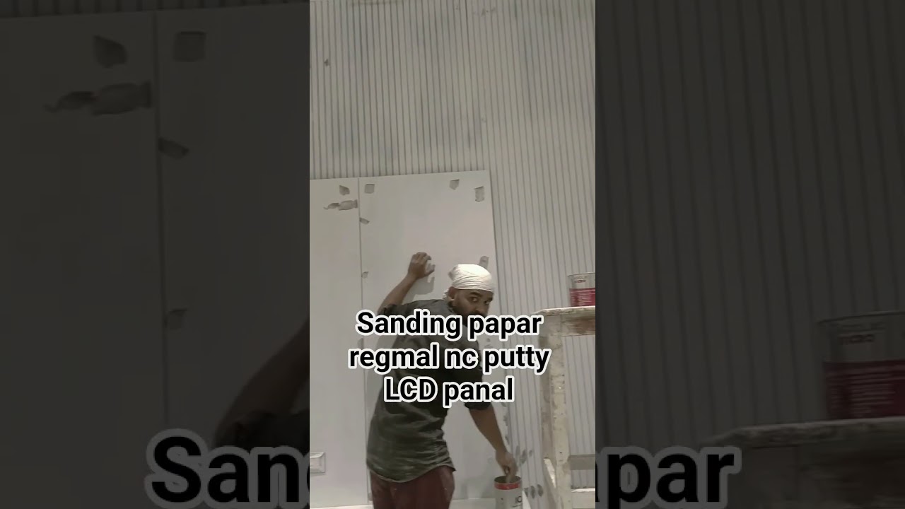 sanding papar regmal nc putty LCD panal 