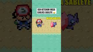 Ash Ketchum mega evolves Sableye 😂 #pokemon #shorts