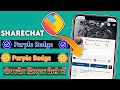 Sharechat Creator Kaise Lagaye Apni profile par || Sharechat Blue Tick golden creator purple Bedge||