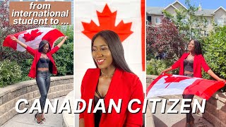 VLOG 12: I FINALLY GOT MY CANADIAN CITIZENSHIP!!! 🇨🇦| From International Student to Canadian Citizen screenshot 2