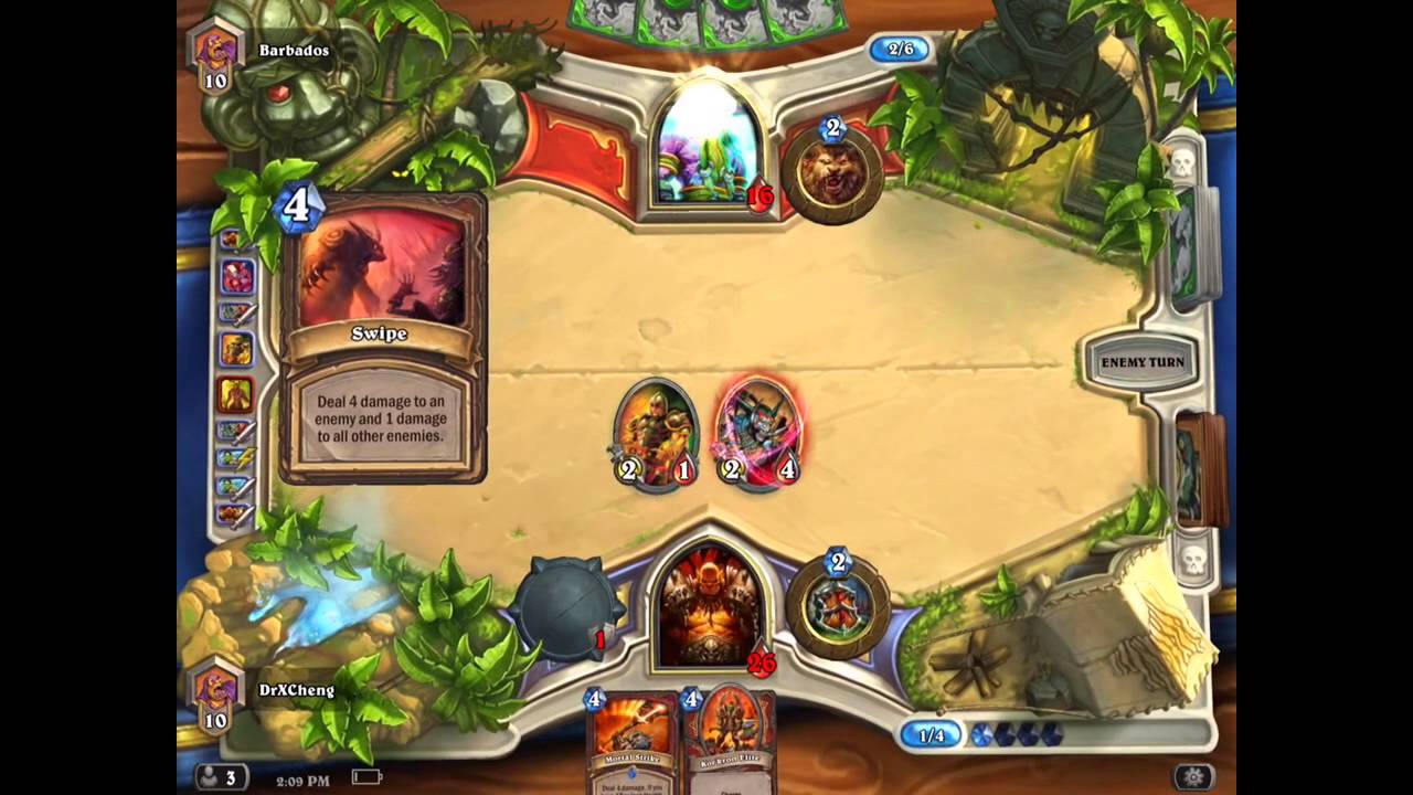 Hearthstone Aggro Warrior Total Dominance Season 2 Episode 2 YouTube