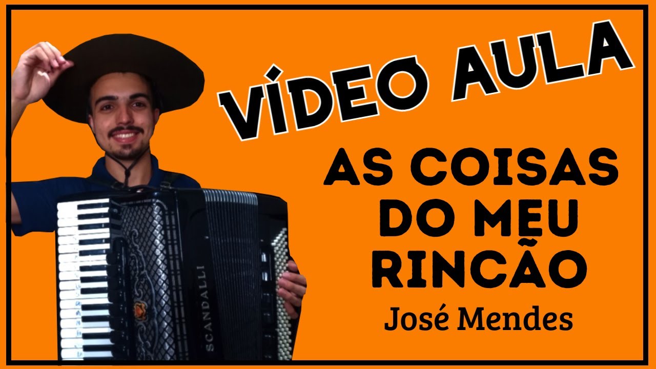 COMO TOCAR a música AS COISAS DO MEU RINCÃO na gaita (acordeon) - video aula detalhada