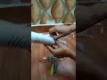 #coloring #paper roll with #glitter and #watercolor #painting #prezzievilla #viral #shorts #youtube