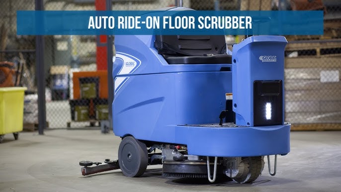 Global Industrial™ Mini Floor Scrubber with Floor Pads 