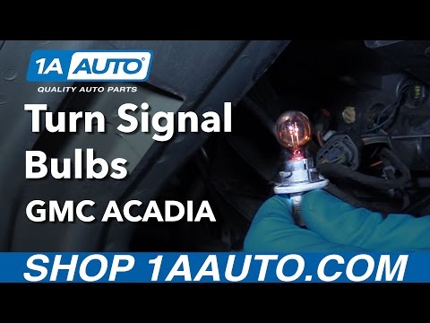 How to Replace Turn Signal Bulb 07-16 GMC Acadia