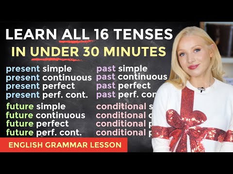 Learn ALL 16 TENSES Easily in under 30 Minutes - Present, Past, Future, Conditional +Free PDF & Quiz