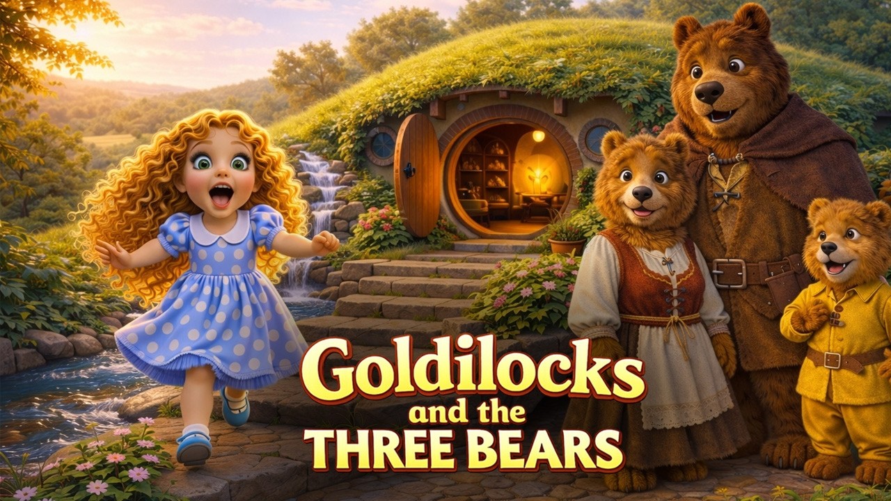 Goldilocks and the Three Bears  | English Fairy Tale Adventure #fairytales #englishfairytales