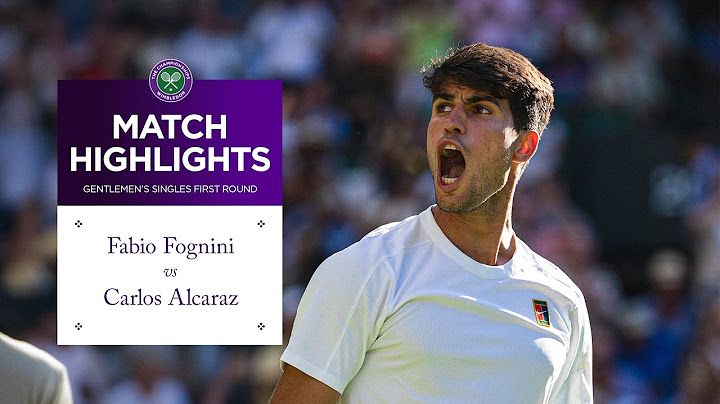 A STUNNING first-round tie | Fabio Fognini vs Carlos Alcaraz | Extended Highlights | Wimbledon 2025