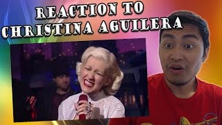 Christina Aguilera Live on David Letterman - You Lost Me (REACTION)