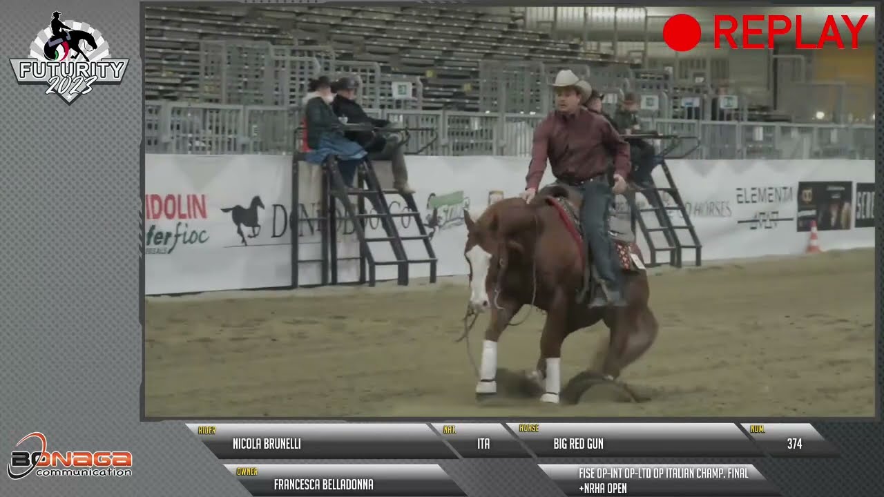 Futurity 2023 - NICOLA BRUNELLI & BIG RED GUN score 214,5