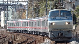 【2018年度の増備完了】EF66 107牽引 東武70000系71716F 甲種輸送