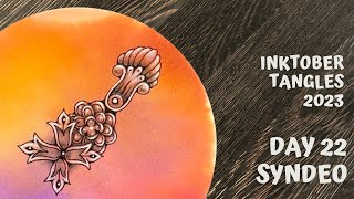 Inktober Tangles 2023 - Day 22 - Syndeo
