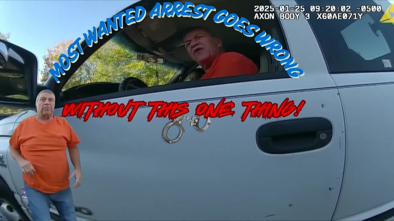 MOST WANTED Arrest Goes WRONG Without THIS One Thing! - YouTube