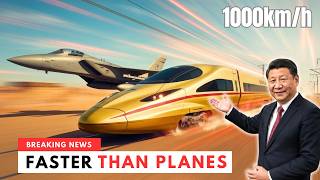 China's New Magnetic Levitation Train is FASTER Than An Airplane, Reaching Speeds of 1000 km/h