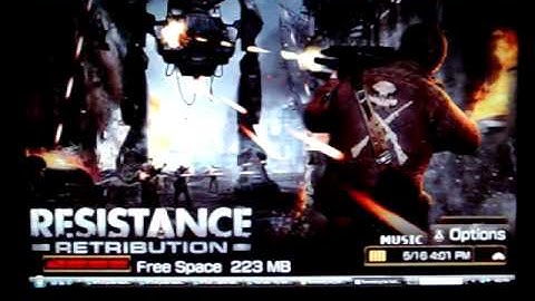 RESISTANCE RETRIBUTION CUSTOM THEME FOR PSP 5.00M33-6(using remotejoy)
