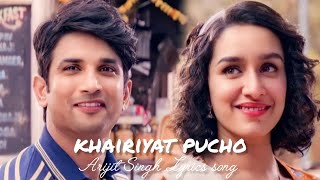 Khairiyat Pucho Kabhi To Kaifiyat Pucho  Khairiyat  Song s  Arijit Singh  S Tube