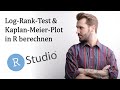 Mediane Überlebenszeit, Log-Rank-Test und Kaplan-Meier-Diagramm mit R. Berechnung &amp; Interpretation!