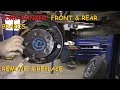 Ford Ranger: Full Brake Job w/ Rear Drum Brakes