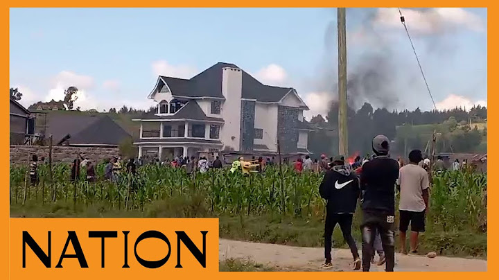 Protesters storm home of National Assembly Finance Committee Chairman Kuria Kimani