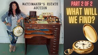 RARE Watchmaking Tool Auction Preview - Explore Custom Workbench FULL of Vintage Tools! Part 2 of 2