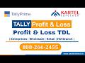 Detailed Profit & Loss with Smart Insights in Tally Prime | Tally Prime TDL