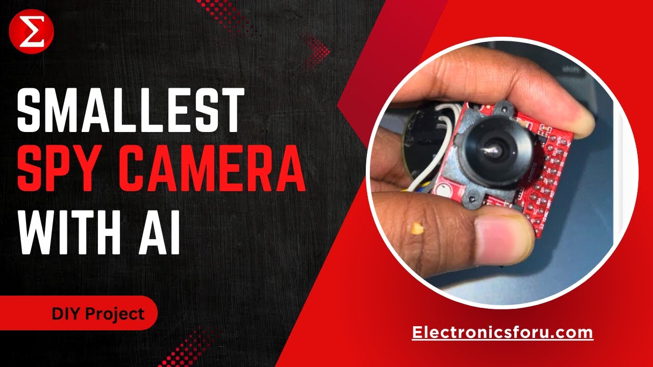 LIVE DIY: Make Your Own Smallest Spy Camera with AI - YouTube