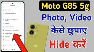 how to hide photos and videos Moto g85 5g screenshot 5