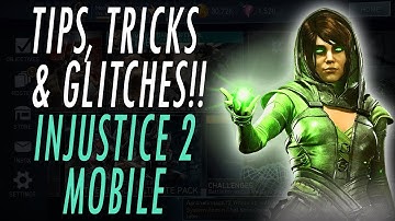 TIPS, TRICKS, & GLITCHES! NEW INFINITE HIT COMBOS, AVOID SPECIAL DAMAGE - INJUSTICE 2 MOBILE GLITCH