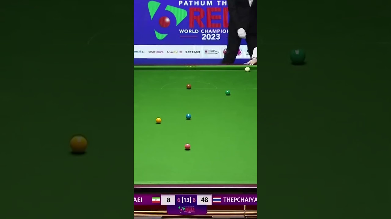 Emotion of Decider Leaves Un-Nooh In A Spin! 🕺 #snooker #shorts #short #thailand