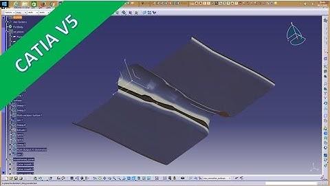 Bodenblech - Catia 5 GSD Training - Circular sweep - Multi section surface