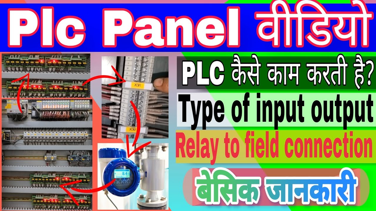 PLC In Hindi PLC Panel Working And Basic Wiring Practical Explanation plc-in-hindi-plc-panel-working-and-basic-wiring-practical-explanation