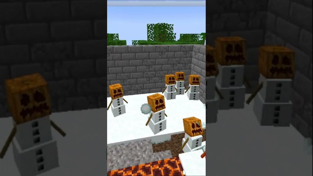 12 Snowgolems vs 5 blazes