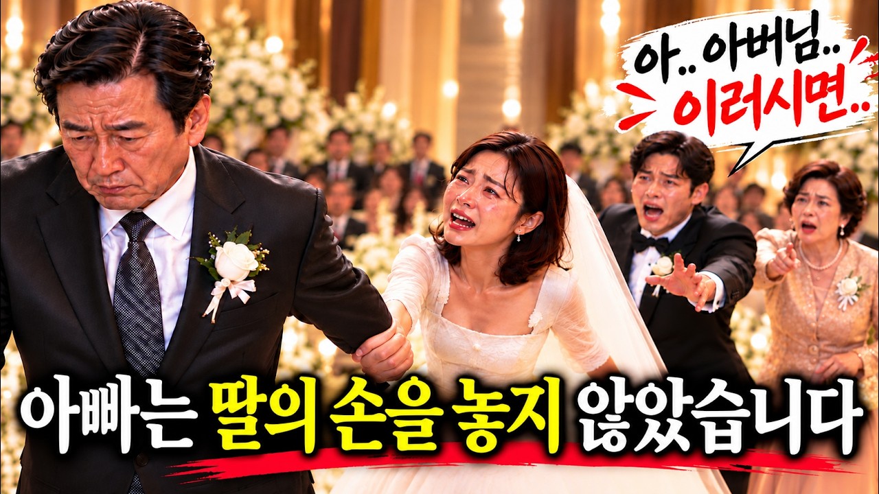 결혼식장에서 사위가 손을 내밀자 아버지는 딸을 데리고 돌아섰습니다#시니어드라마 # 노후사연 #가족드라마 #인생사연#노을빛정거장