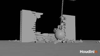Houdini Wrecking Ball Sim