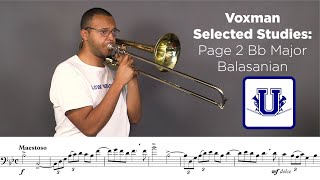 Bb Major Balasanian (page 2) from Voxman Selected Studies