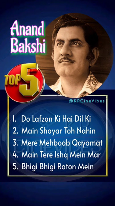 💕 Top 5 Hits Of Anand Bakshi | POV Hindi Songs #shorts