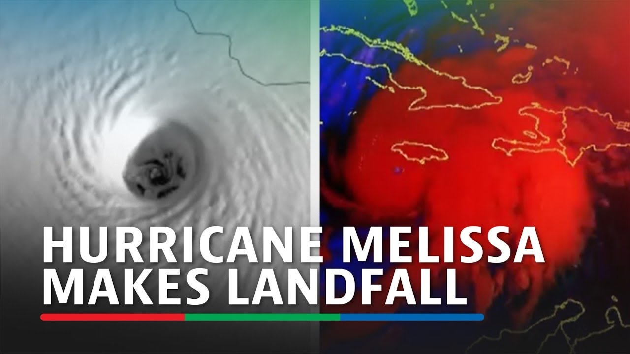 Strong winds and rain as Category 5 hurricane Melissa makes landfall in ...