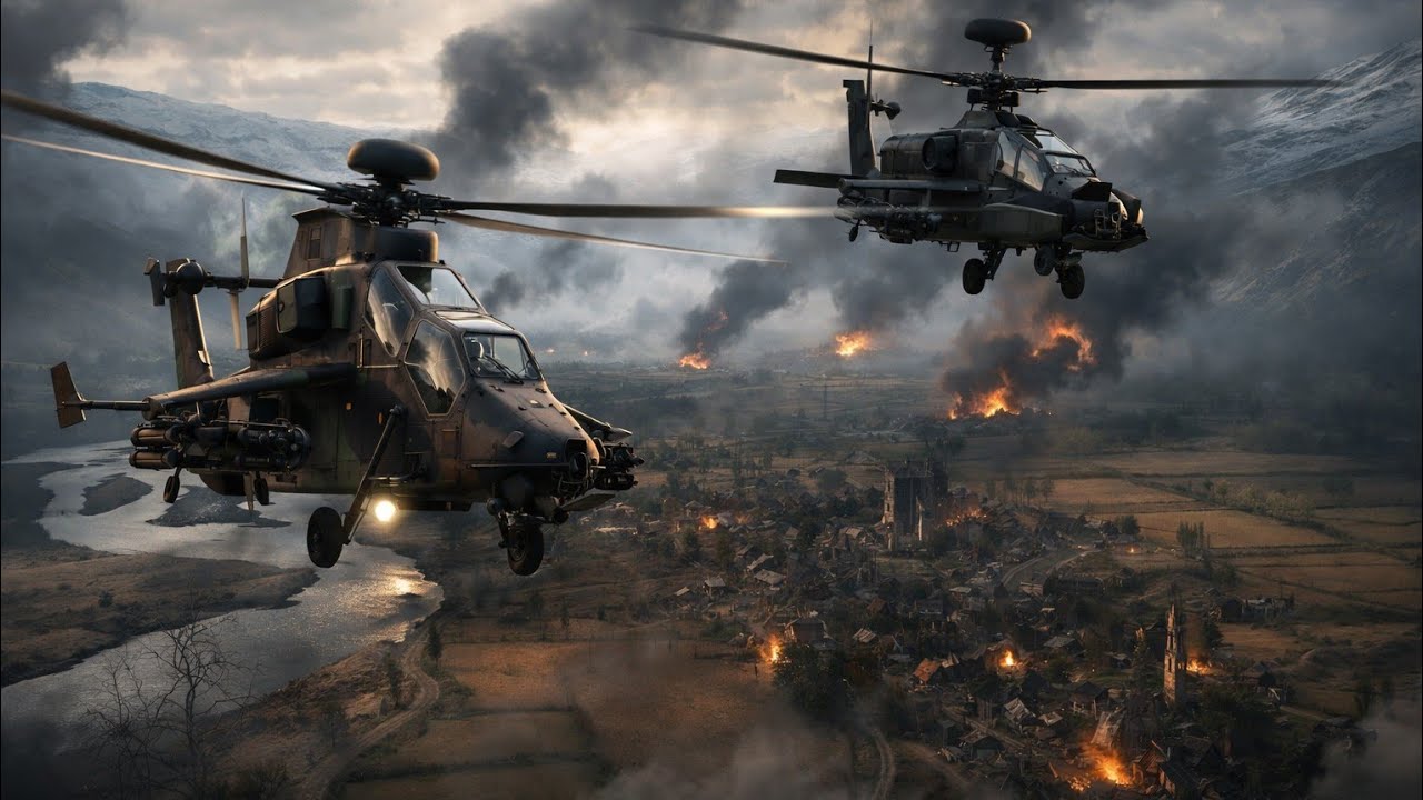 EC665 Tiger & AH-64 Apache SimPlay on Mirak Valley