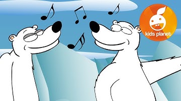 THE POLAR BEAR SONG | Song about Polar Bears | Music for Kids | Animalmix Series
